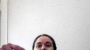 Emy Angel Caresses Her Petite Pussy