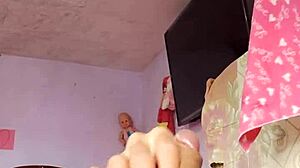 i had a rich cumshot alone in my step mother-in-law's room sniffing panties