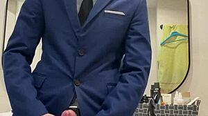 Hot Daddy Jerking Off Busts Thick Load Outdoors