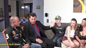 CHUNKY EURO MILF RIDES A BIG DICK!