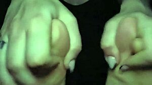 Suggestive Post-Workout Footrub With Fingering And Toe Play