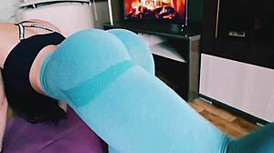 after gym workout i fucked her hard