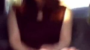 cute japanese woman reveals hidden feet