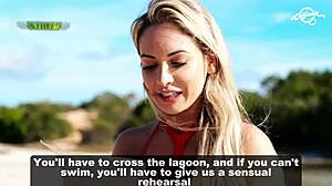 Did The Little Blonde Get Wet With Desire?