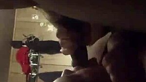 Deep pounding in various positions with a redhead partner during interracial encounter.