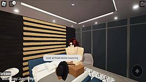 Roblox condo getting fucked and creampied by random club guy
