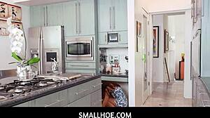 Smallhoe - tiny 18+ asian beauty mina luxx sucks her bfs thick cock after game of hide and seek.