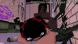 Rice Bunny Takes Big Black Cock In Alleyway For Intense Pleasure