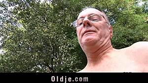 Blonde Teen Demands Cock Sucking and Hard Fucking from Old Butler