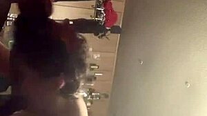 Deep pounding in various positions with a redhead partner during interracial encounter.