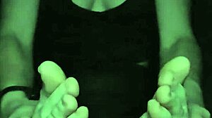 Suggestive Post-Workout Footrub With Fingering And Toe Play