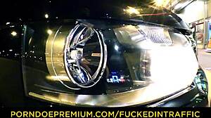 Gorgeous Blonde Karina Grand Is Fucking The Horny Mature Taxi Driver In The Car So Passionately! 🔥