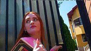 Red-Haired Slut Pixxxie First DVP with Black Guys