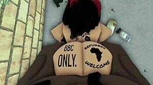 Rice Bunny Takes Big Black Cock In Alleyway For Intense Pleasure