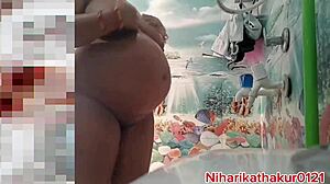 I m bath in bathroom with pussy fucking you guess what happens next.