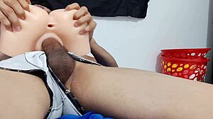 i love close-up of my big cock fucking a doll