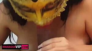 Bella latina takes hard pounding from behind