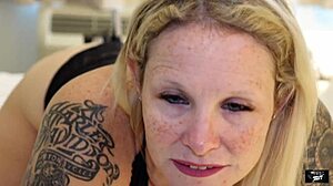 Hey, Mistress Kora Bell uses her sex machine