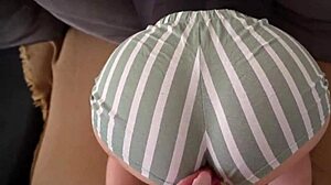 Fucking My Stepsister Through The Hole In Her Shorts, Her Torn Shorts Turning Me On