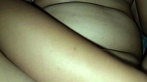 she is soaking wet - petite teen loves to get massaged