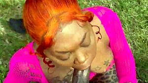 Outside getting dicked down.