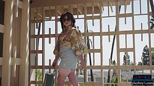 Sexy Milf Kenna Vanessa Strips Naked Boldly