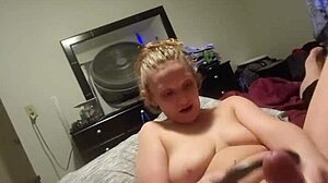 Freaky foreplay leads to huge orgasm with diamond and casper.