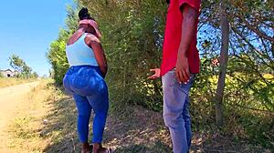 Shy Village Girl Miss Apple Bottom Turns Freak in Bed