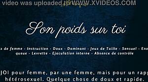 Son poids sur toi - french audio porn for women