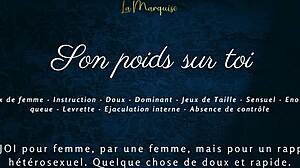 Son poids sur toi - french audio porn for women