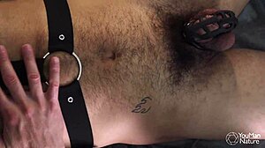 i feel so horny masturbating in this chastity cage