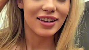 Petite Blonde Screams In Pov Missionary! Cum Splashes Face After Rough Doggy!