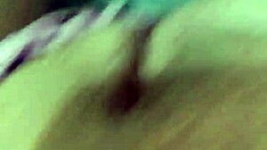 pov busty young girl touches her juicy pussy in minnie shorts, moaning while fingering intensely