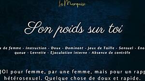 Son poids sur toi - french audio porn for women