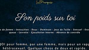 Son poids sur toi - french audio porn for women