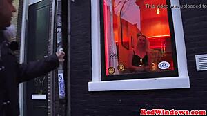 i saw this amsterdam prostitute getting cum all over her tits