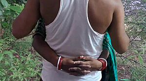 Desi hot santhali bhabhi outdoor fucking i