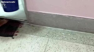 Home Maid Cleans Floor Anal