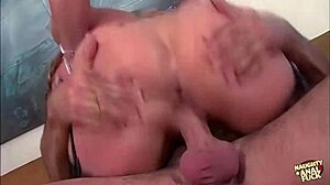 pretty bitch gets her face drilled by massive beef bayonet