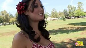 Brunettes head home after meeting for lesbian fun