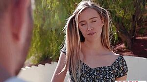 Guy Licks and Fucks Teen Babysitter Hardcore