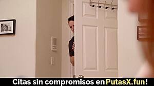 Horny brother slips cock into bestie's teen pussy