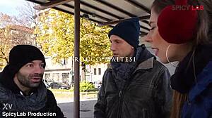 Intense Belgian Tourism Featuring Anal And Dap With Alice Maze