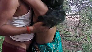 Desi hot santhali bhabhi outdoor fucking i