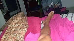 Trans milf sucks my cock and begs for Sunday fucking