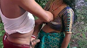 Desi hot santhali bhabhi outdoor fucking i