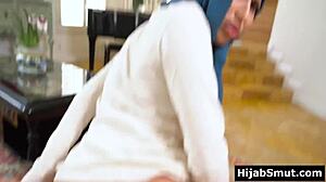 Naughty Muslim Girl Disciplined By Mosque Leader