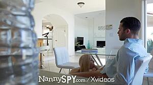 Nannyspy big dick sexual workout for her nanny job
