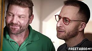 freaky neighbors exploiting teen eliza eves in threesome fuck