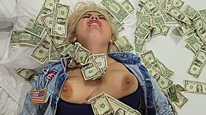 BLONDE SCREAMS PUNISH MY PUSSY AND MY ASS IN EXCHANGE FOR MILLIONS OF DOLLARS